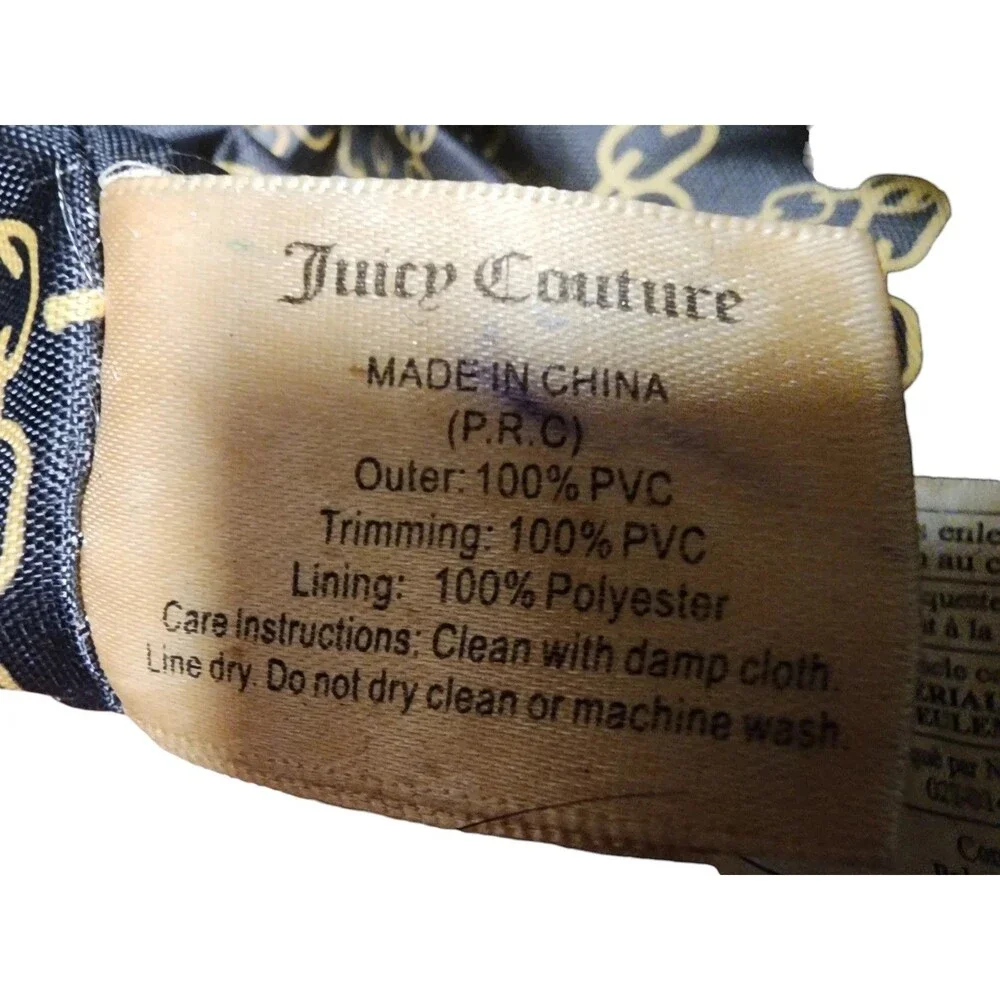 Juicy Couture Hot Pink Backpack Tote PVC Large